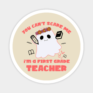 First Grade Teacher Halloween Magnet